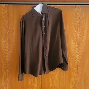 100% Silk Giorgio Armani woman's Blouse